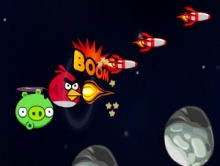 AngryBirds Run in Space