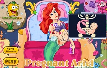 Pregnant Ariel Injured